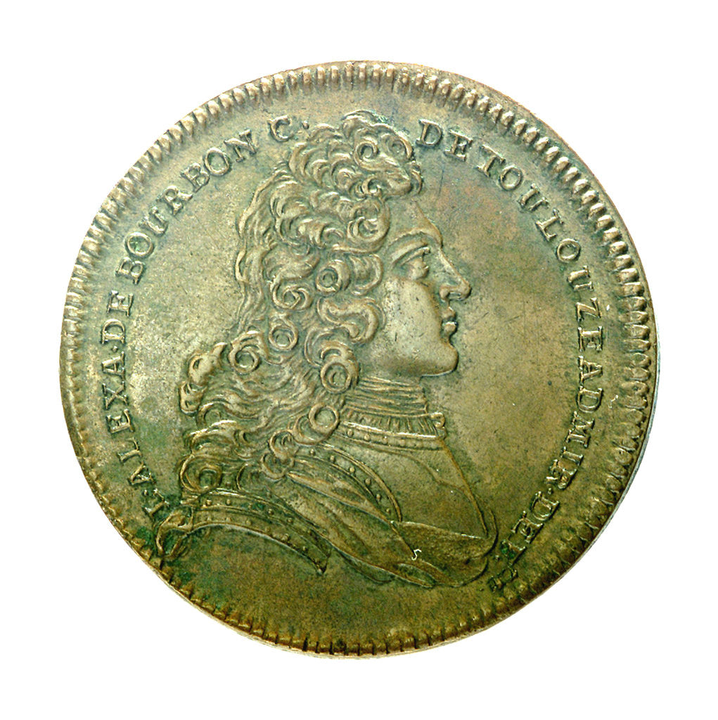 Detail of Counter commemorating M. de Radonay's new mortar; obverse by unknown