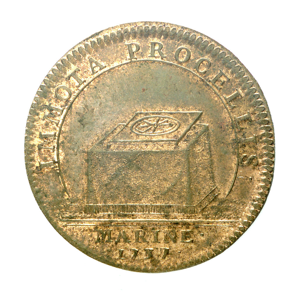 Detail of Counter commemorating Comte de Toulouse still Admiral of France; reverse by unknown