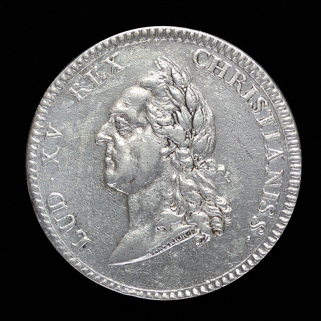 Detail of Counter commemorating the Marine Academy; obverse by Pierre Joseph Lorthior