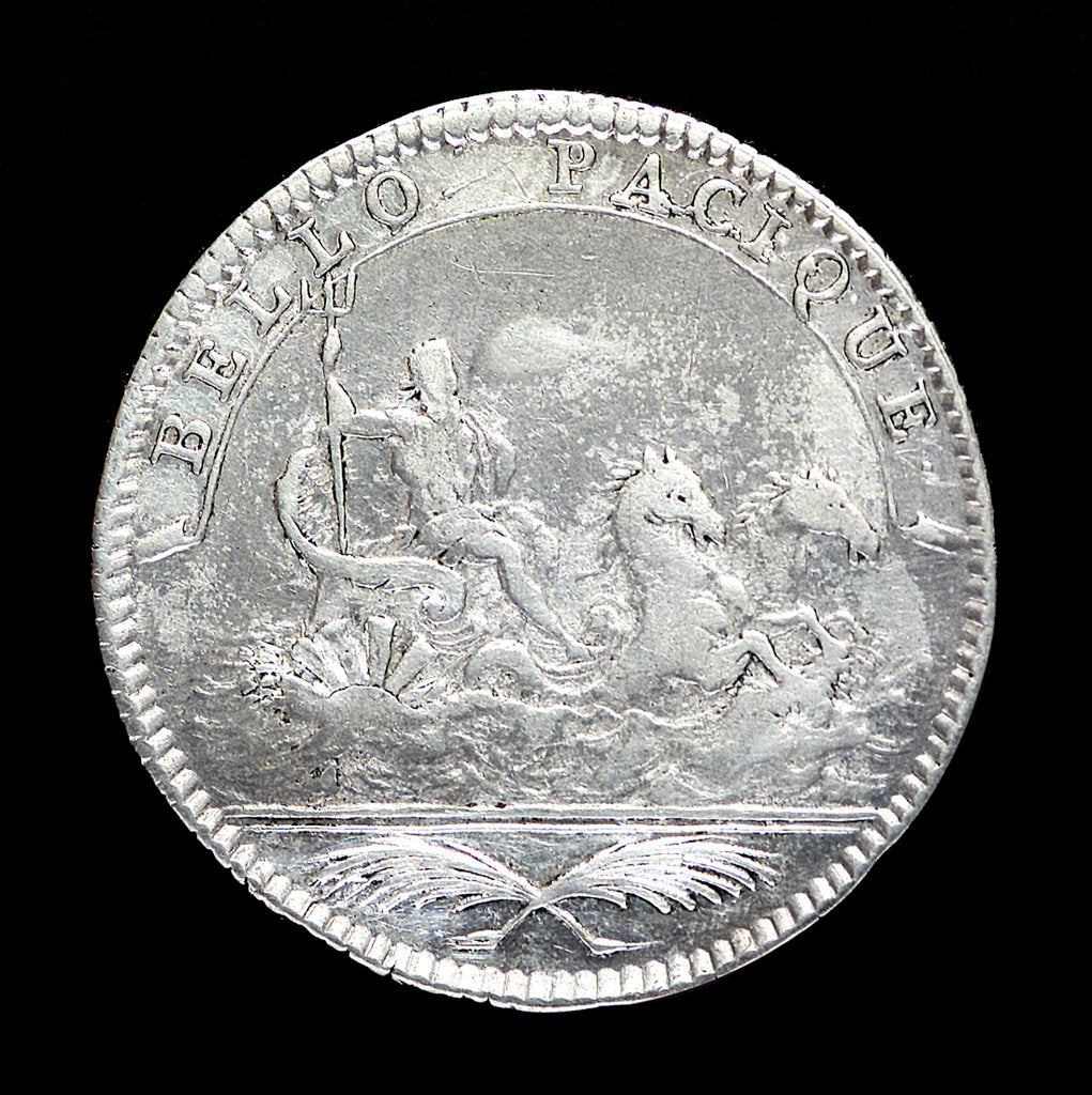 Detail of Counter celebrating French sea power; reverse by unknown