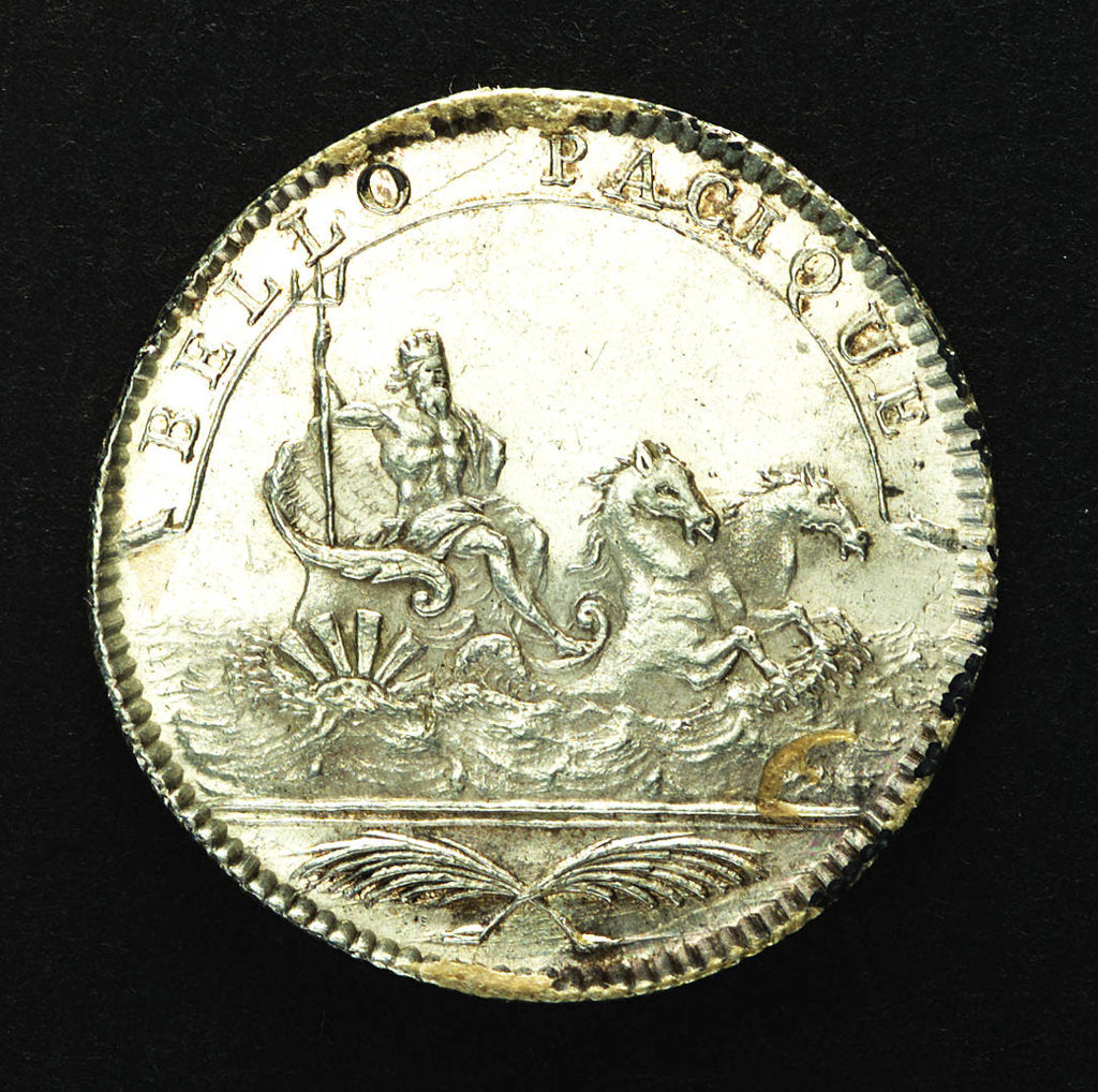 Detail of Counter celebrating French sea power; reverse by unknown