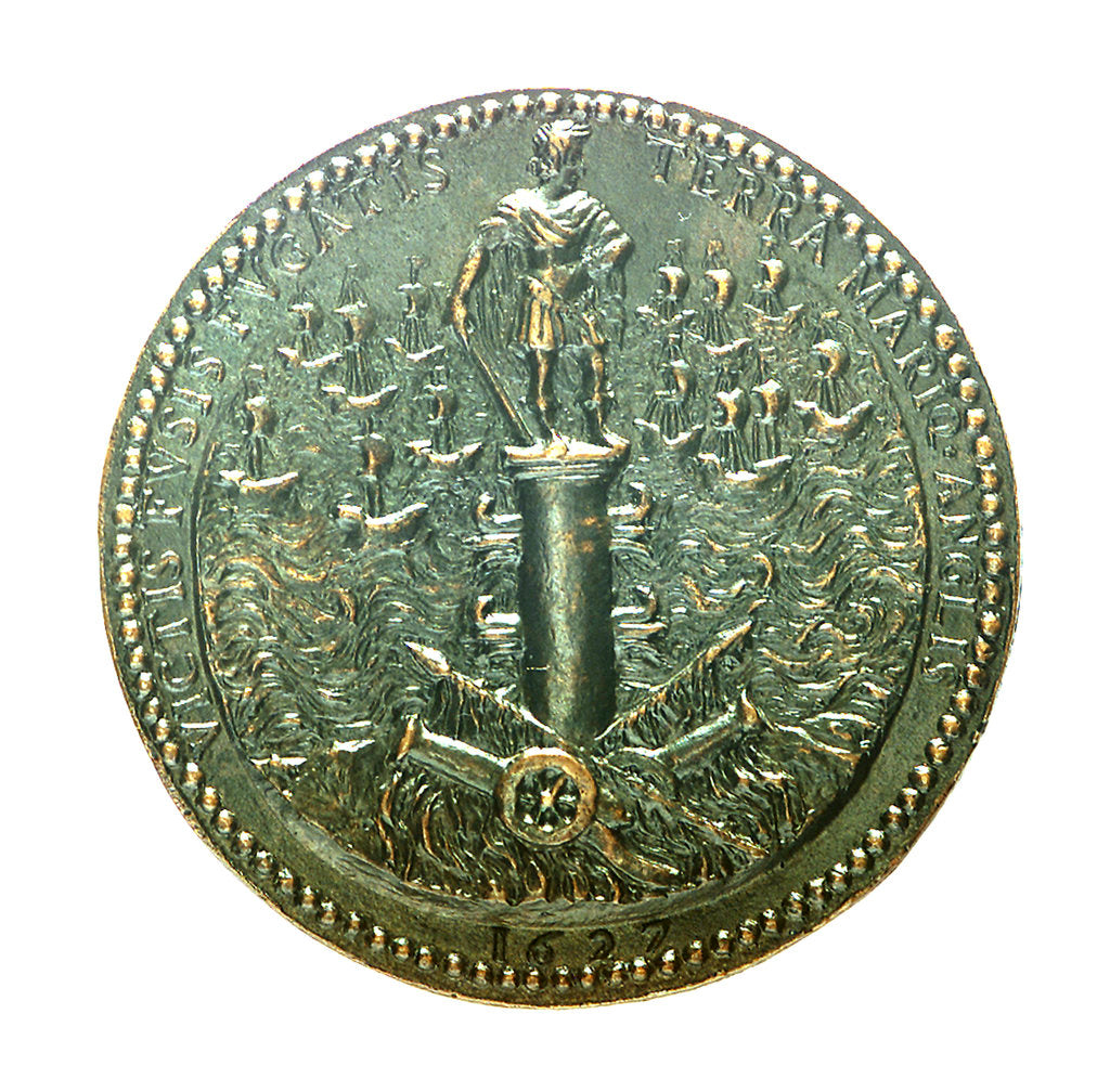 Detail of Medal commemorating the British attack on the Ile de Ré, 1627 by unknown