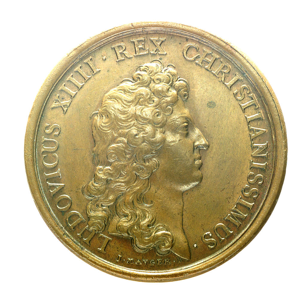Detail of The presentation medal to Admiral Michel Adrianzoon de Ruyter (1607-1676); obverse by J. Mauger