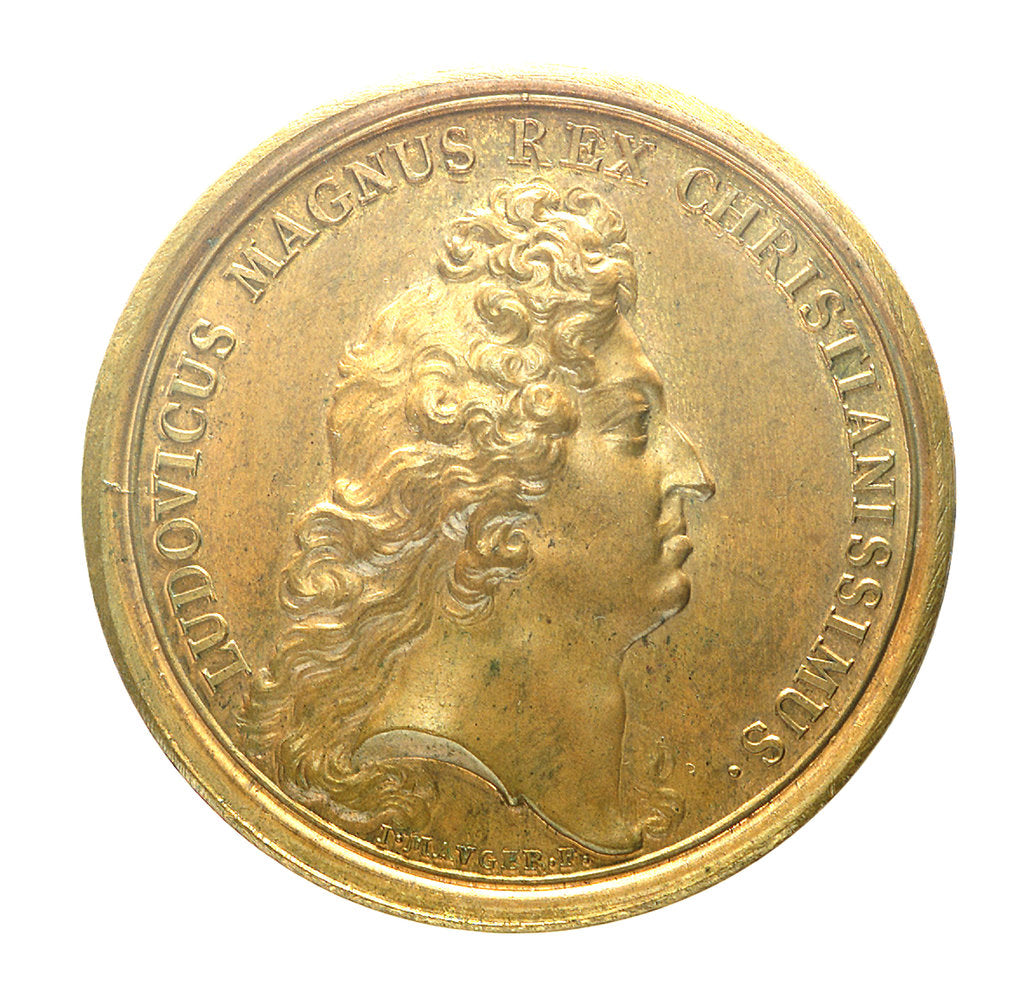 Detail of Medal commemorating Toulon being made a Naval Base; obverse by J. Mauger