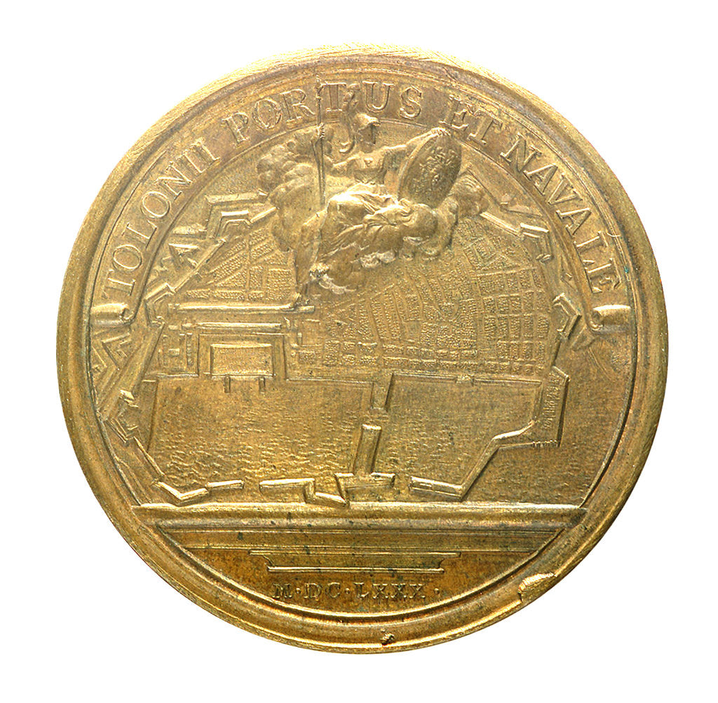 Detail of Medal commemorating Toulon being made a Naval Base; reverse by J. Mauger