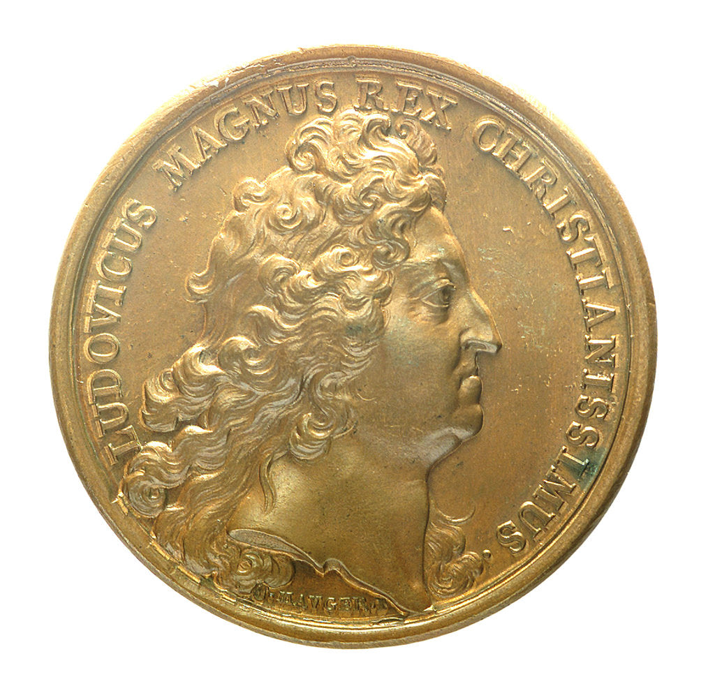 Detail of Naval reward medal; obverse by J. Mauger