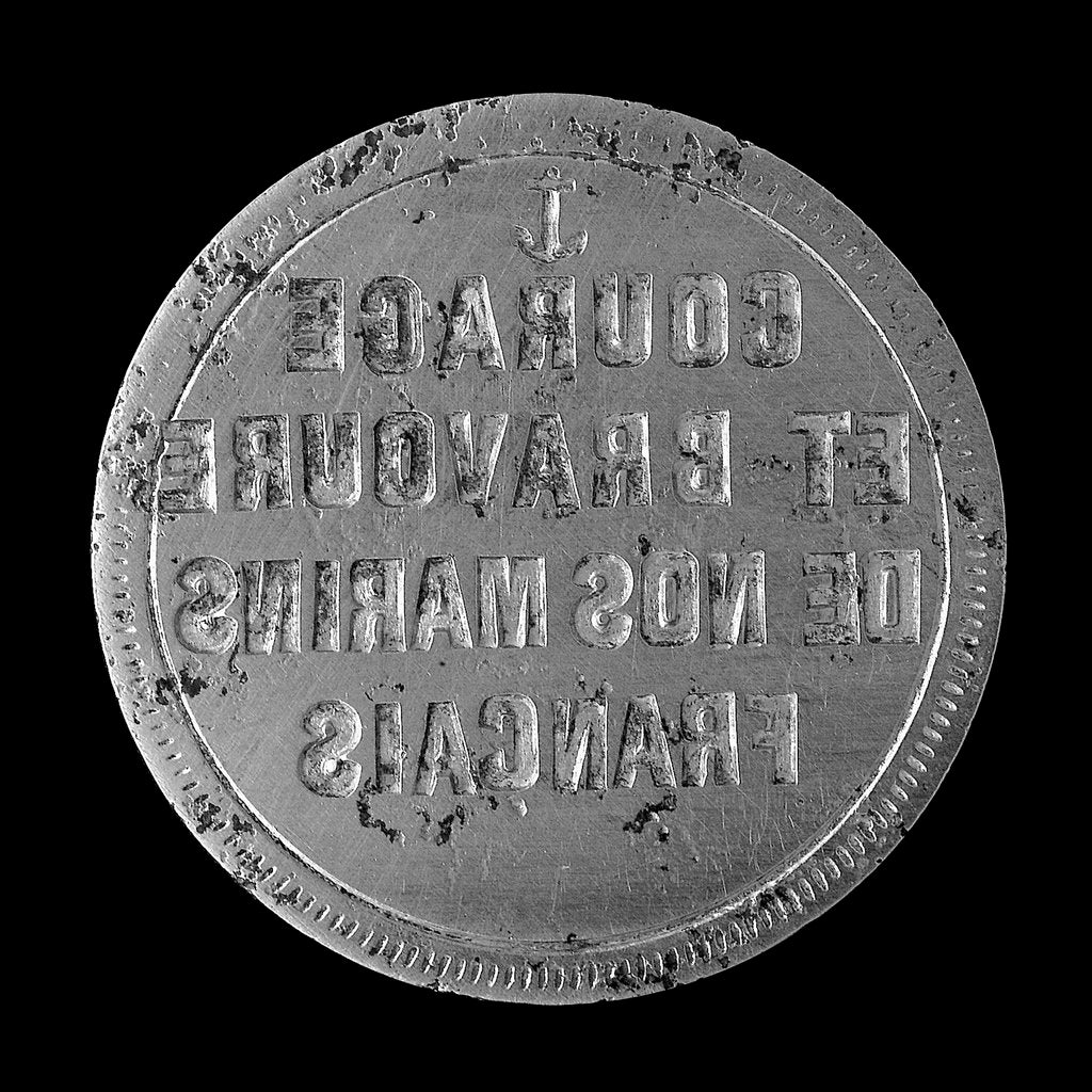 Detail of Medal die commemorating the siege of Paris, 1870-1871; obverse by unknown