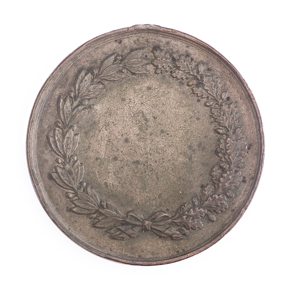 Detail of Medal commemorating the Duclair Regatta; reverse by unknown