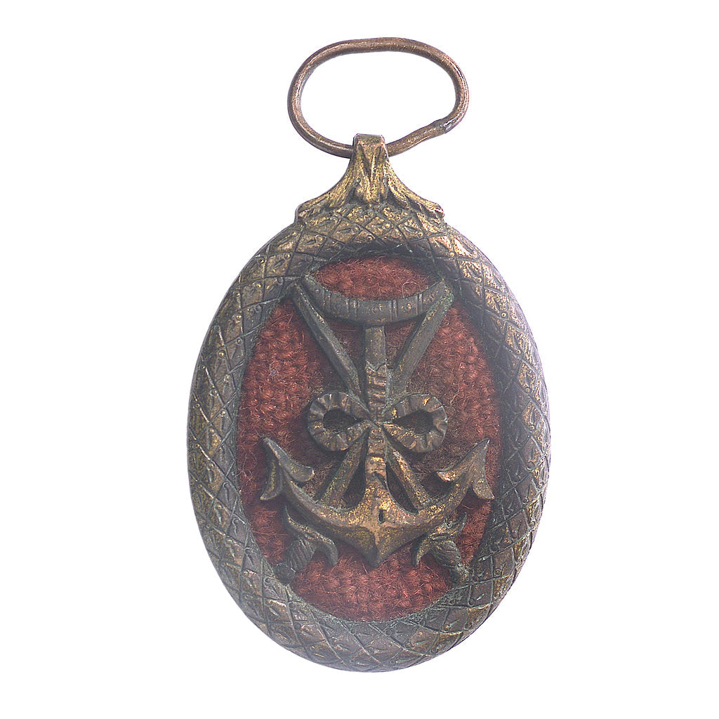 Detail of A long service award badge; obverse by unknown
