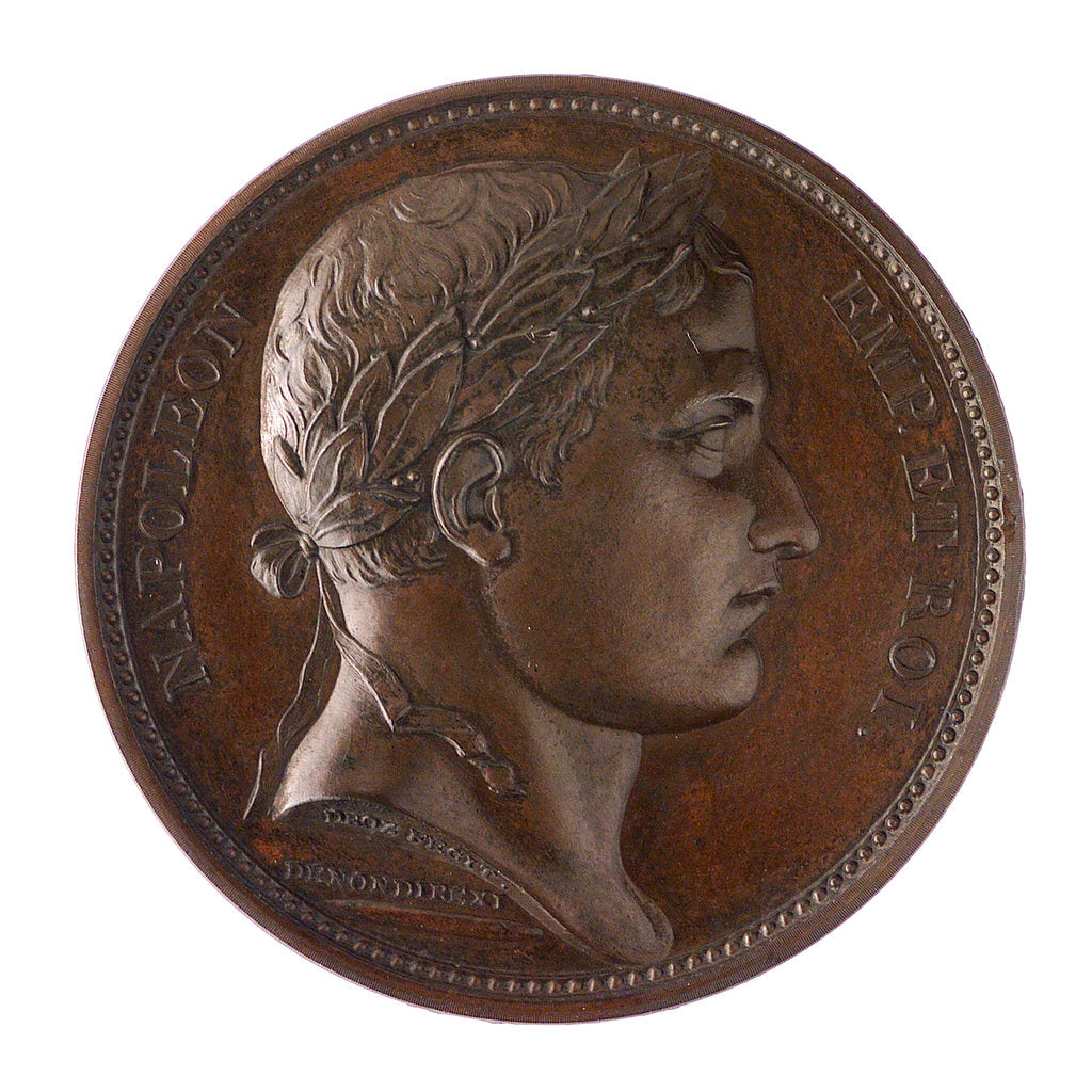 Detail of Medal commemorating the invasion of England, 1804; obverse by D.V. Denon