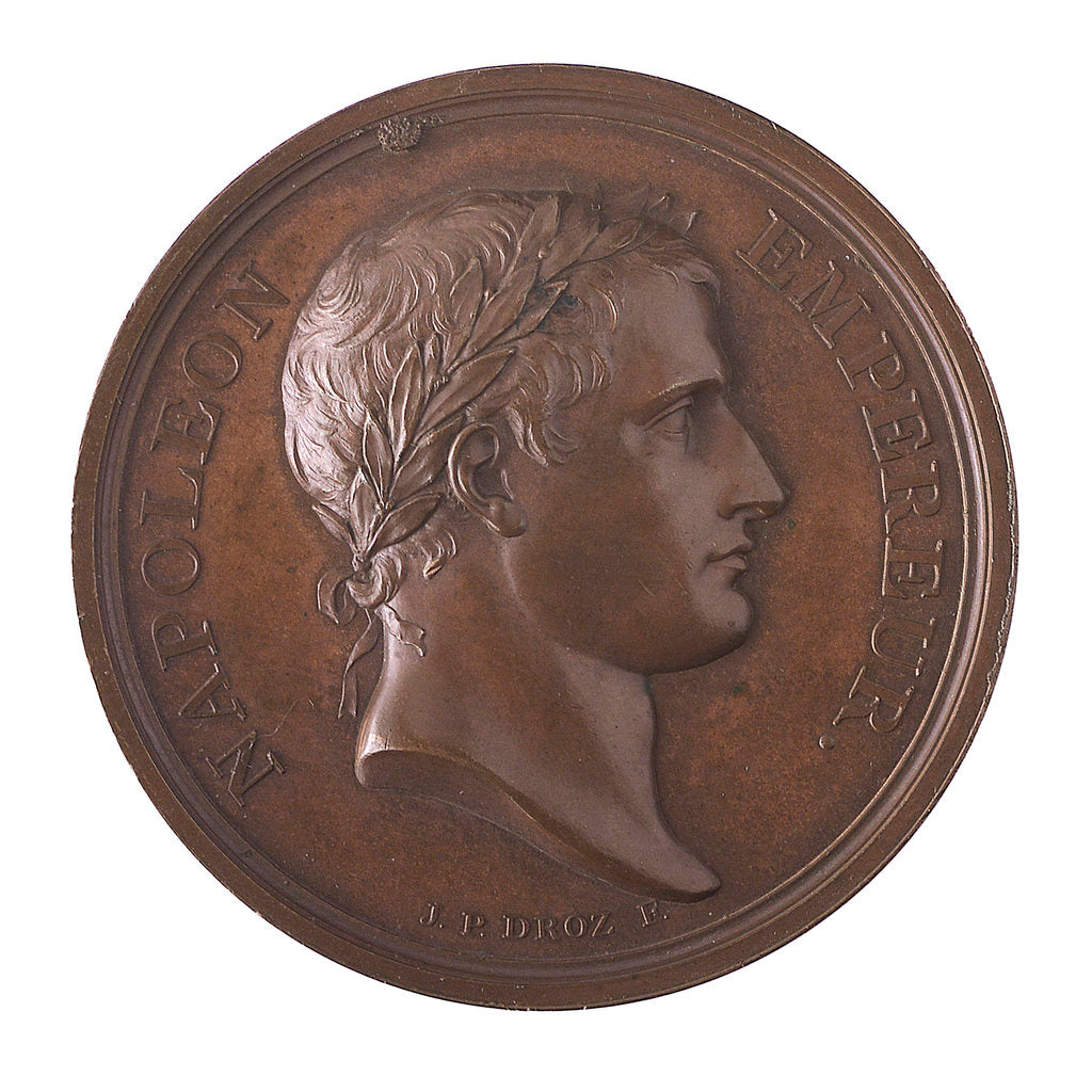 Detail of Medal commemorating the planned invasion of England, 1804; obverse by D.V. Denon