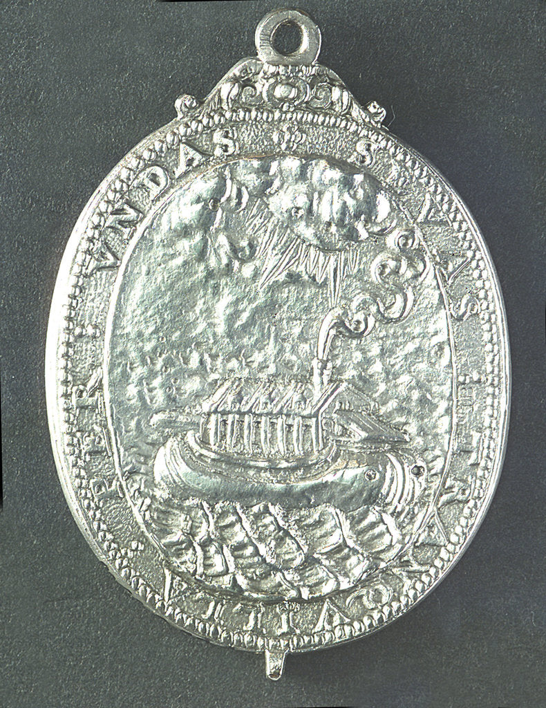 Detail of Naval Reward Medal, 1588; reverse by unknown
