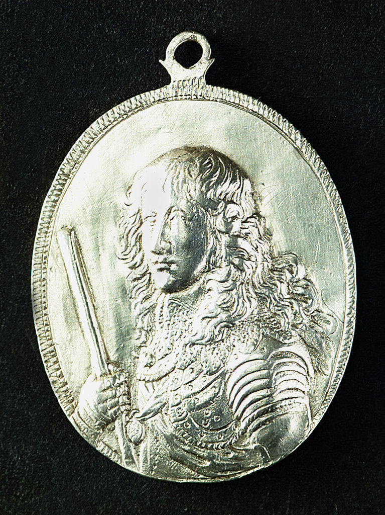 Detail of Medal commemorating Prince Rupert Admiral and General (1618-1652); obverse by unknown