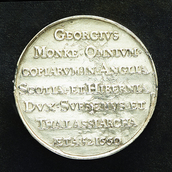 Medal commemorating Admiral General George Monk (1608-70): 1st Duke of ...