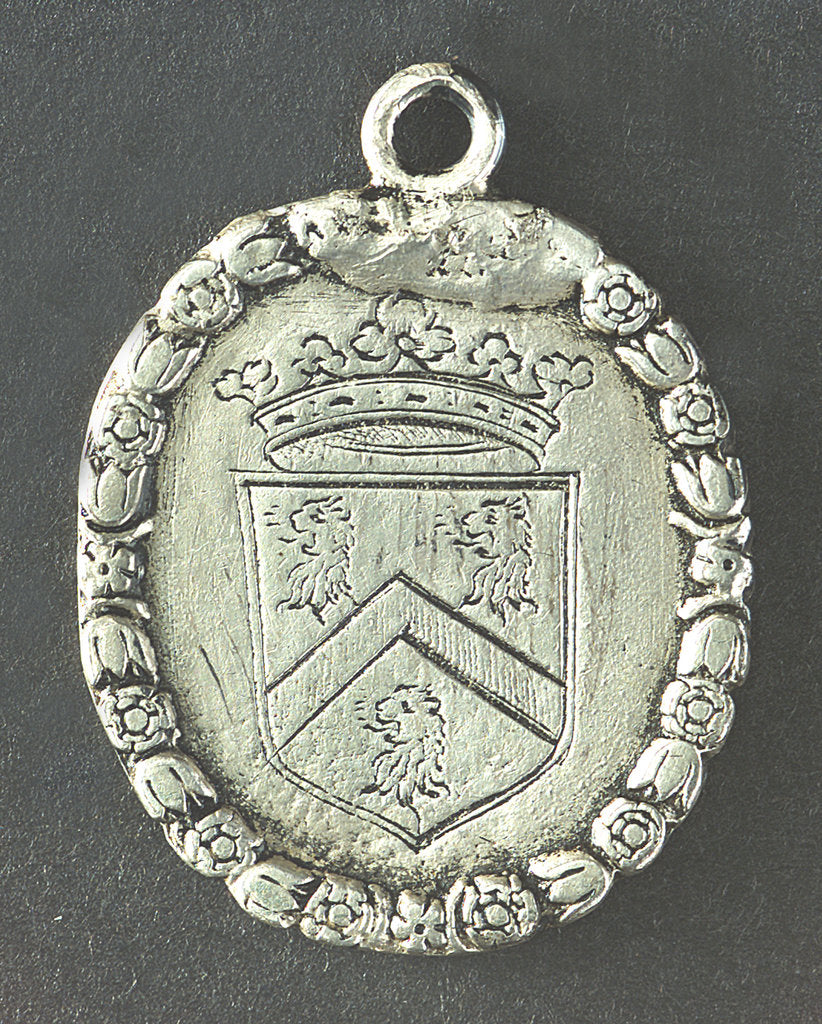 Detail of Medal commemorating Admiral General George Monk (1608-70): 1st Duke of Albemarle; reverse by unknown