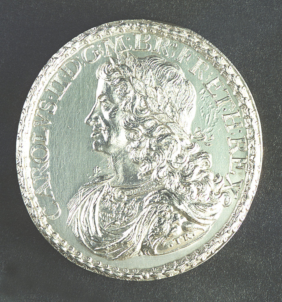 Detail of Medal commemorating the dominion of the sea; obverse by T. Rawlins