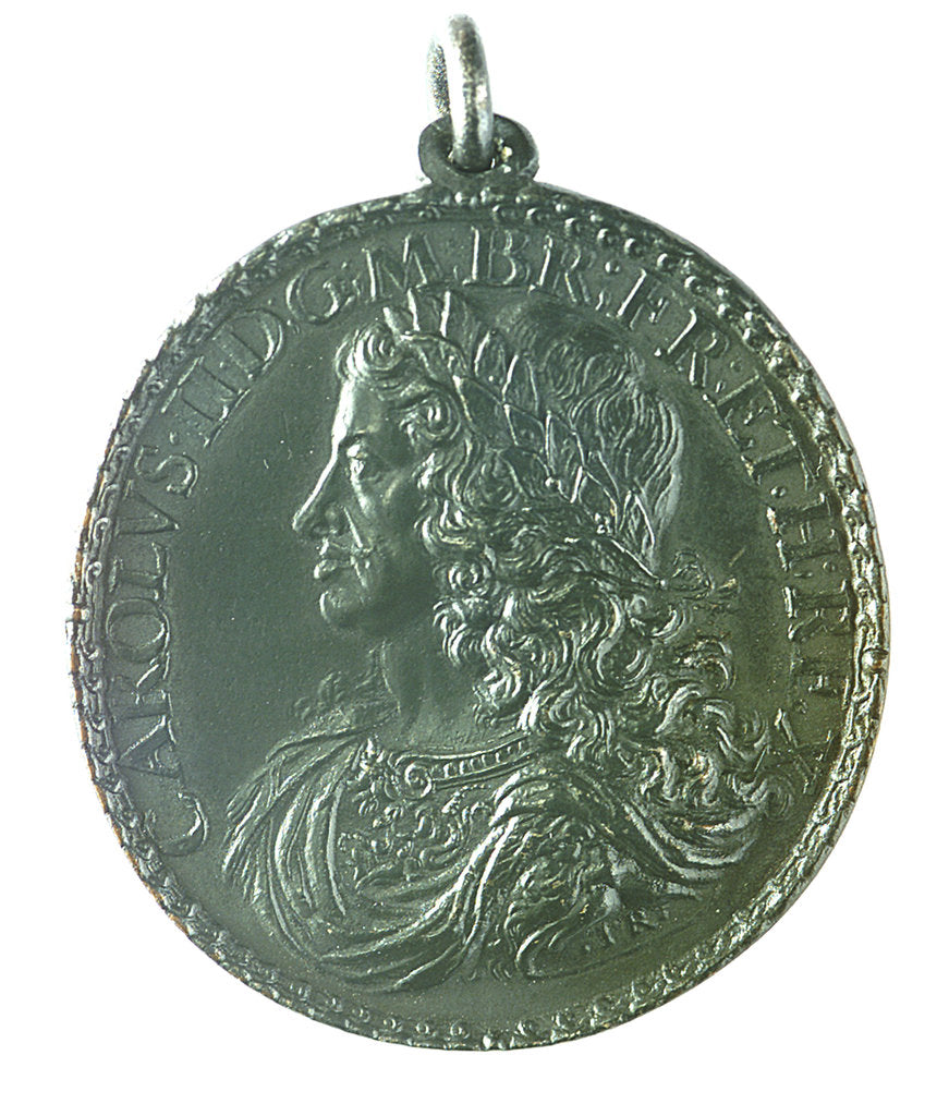 Detail of Medal commemorating the dominion of the sea; obverse by Thomas Rawlins