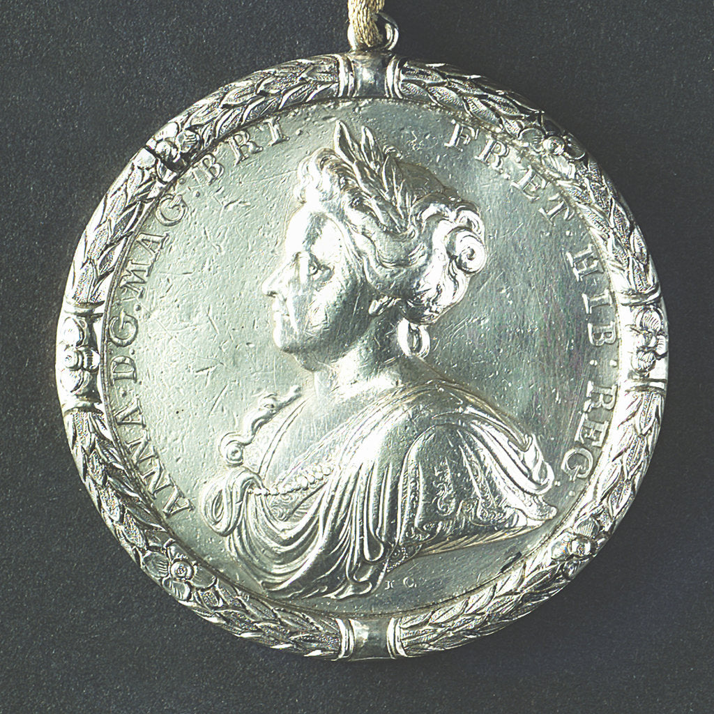 Detail of Medal commemorating Robert Taylor of 