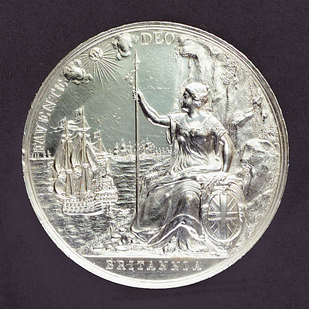 Detail of Medal commemorating the Peace of Breda, 1667; reverse by J. Roettier