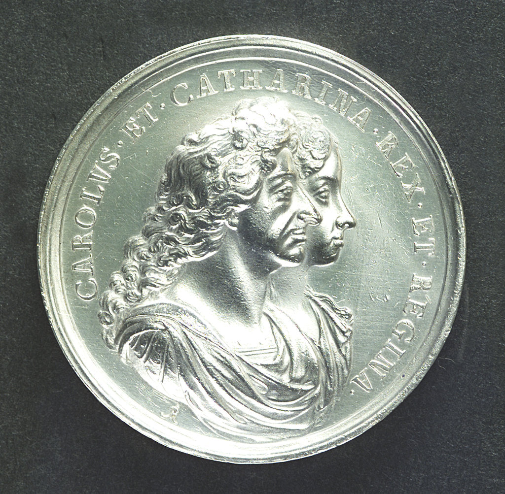 Detail of Medal commemorating the Peace of Breda, 1667; obverse by J. Roettier