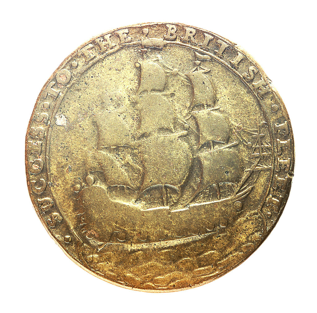 Detail of Medal commemorating Admiral Edward Vernon (1684-1757); reverse by unknown