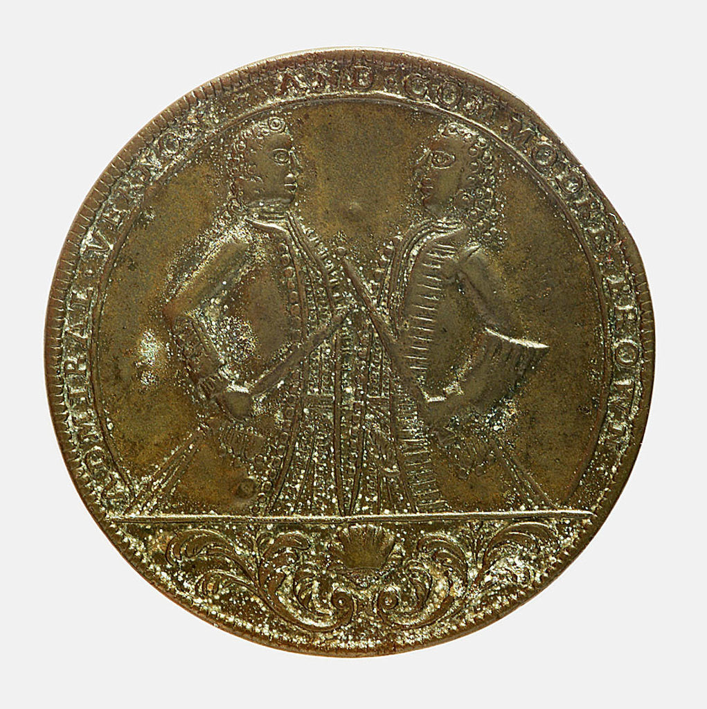 Detail of Medal commemorating Admiral Edward Vernon (1684-1757) and the capture of Porto Bello, 1739; obverse by unknown