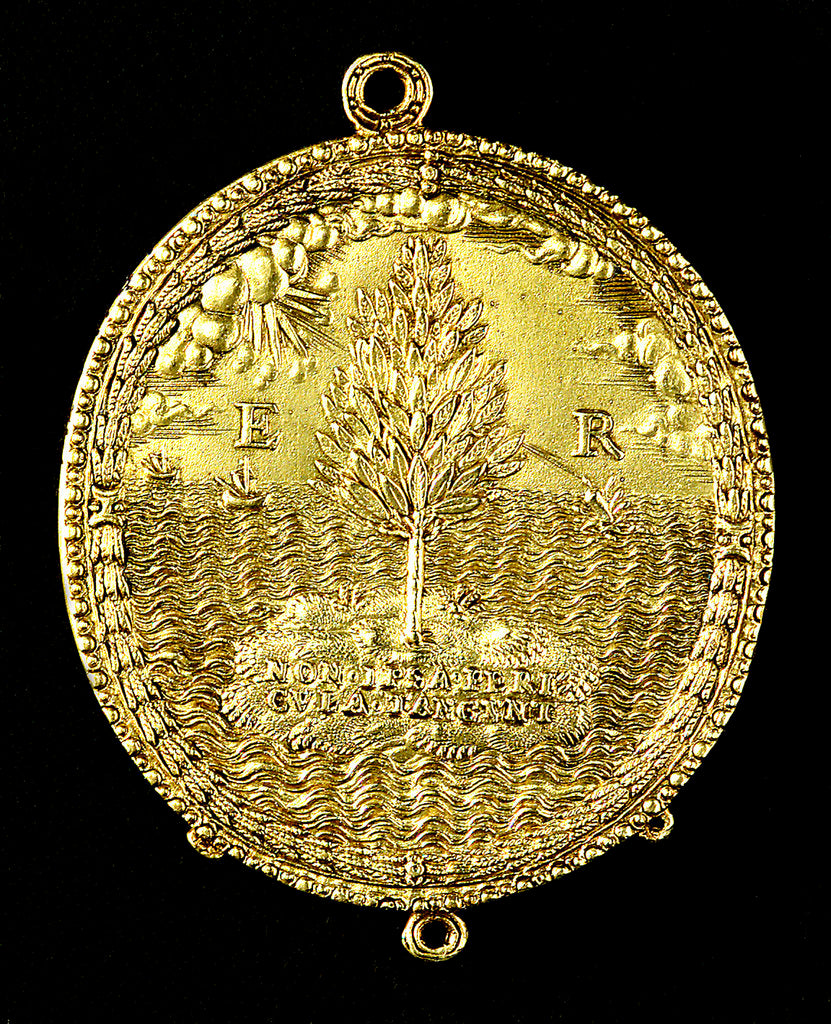 Detail of Medal commemorating dangers averted, 1589; reverse by unknown