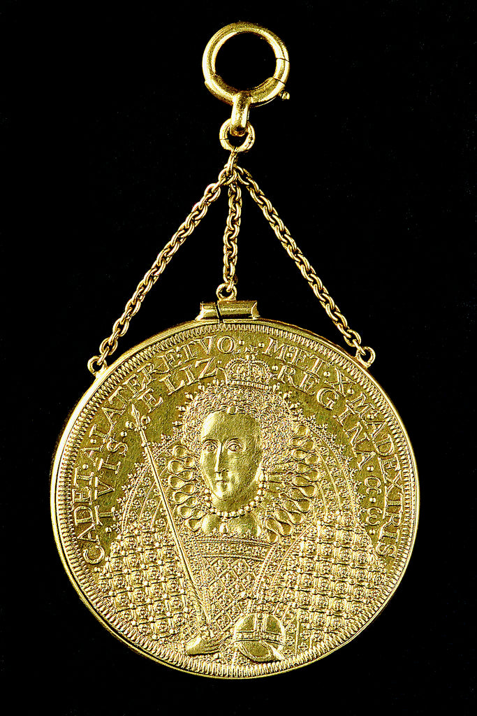 Detail of Medal commemorating the success of Queen Elizabeth; obverse by unknown