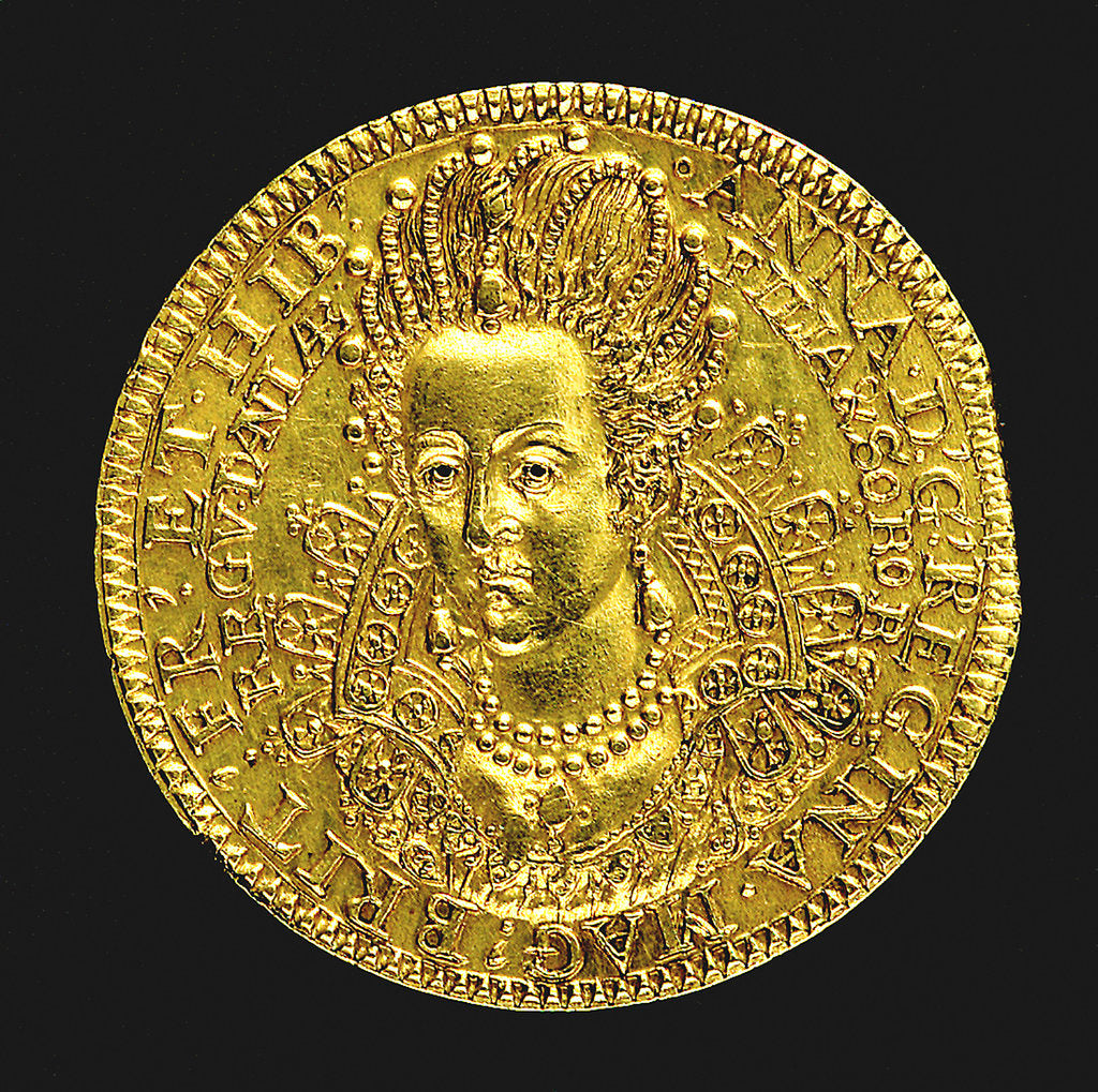 Detail of Medal commemorating the Coronation of Queen Anne, 1603; obverse by unknown