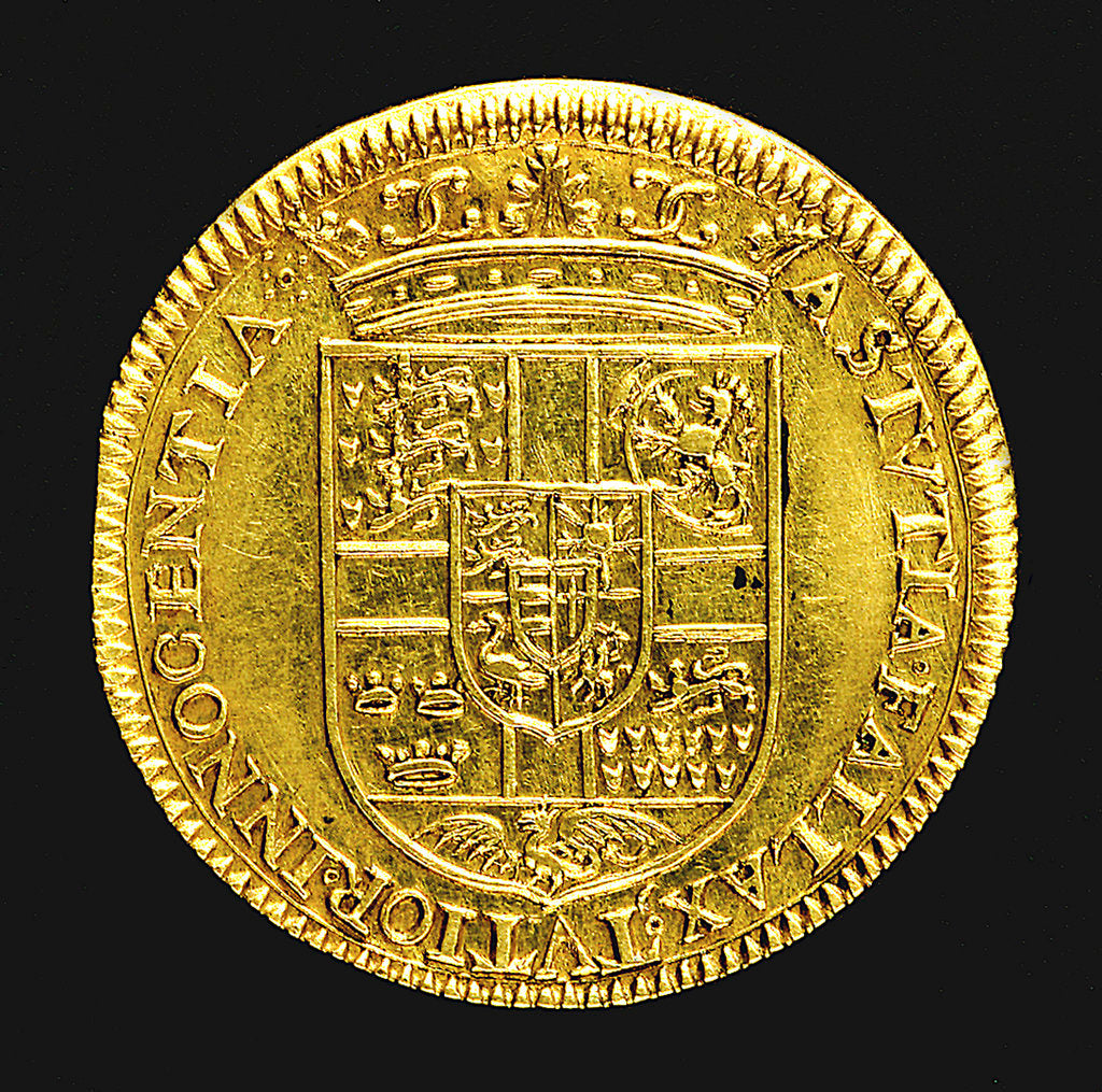 Detail of Medal commemorating the Coronation of Queen Anne, 1603; reverse by unknown
