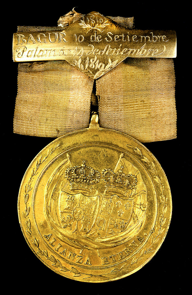 Detail of Medal commemorating Bagur and Palamos, 1810; reverse by unknown