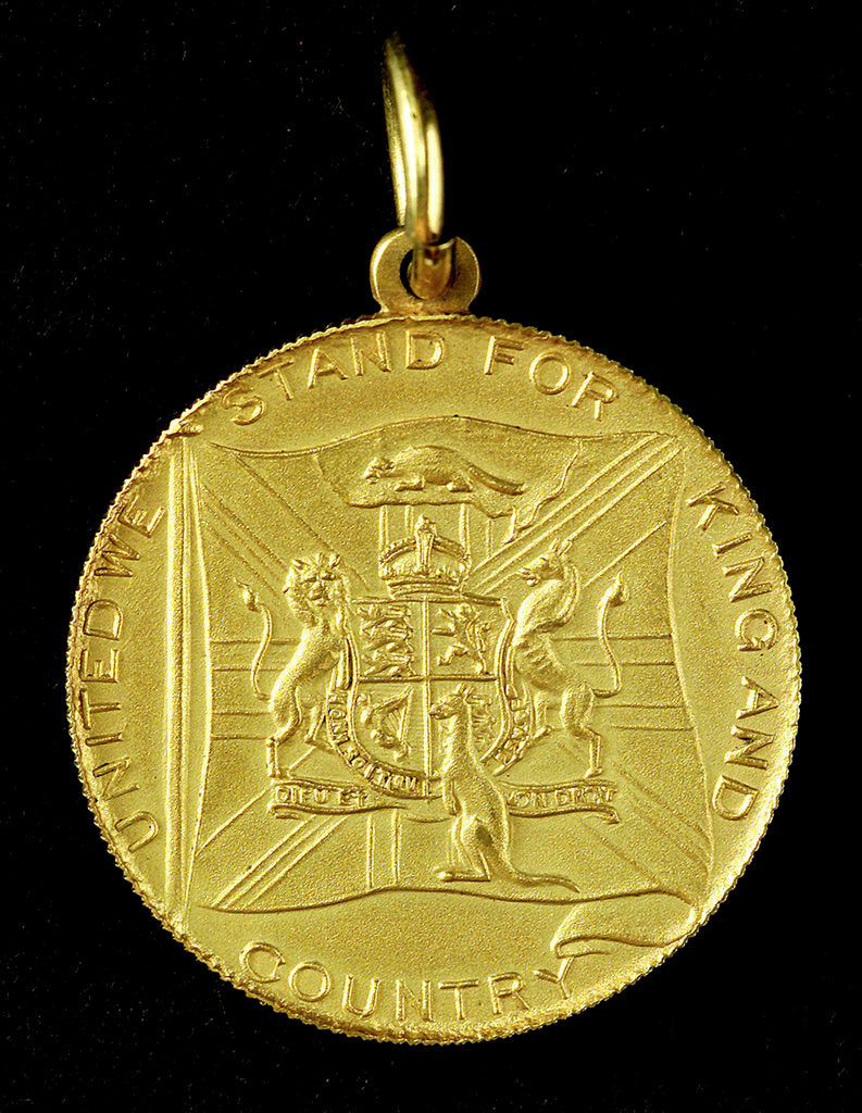 Detail of Medal commemorating the declaration of war, 1914; obverse by unknown