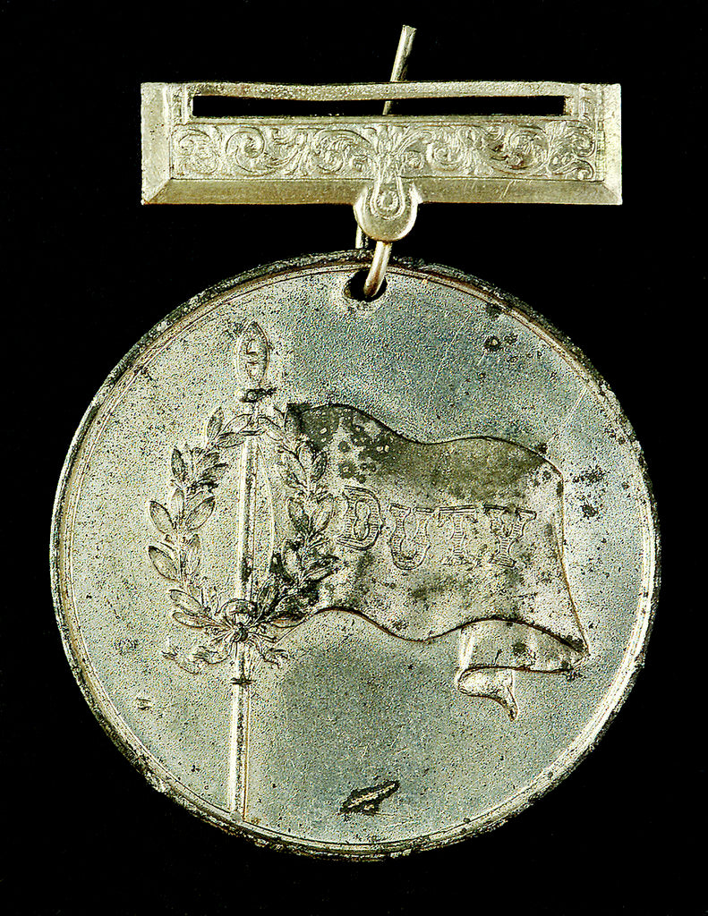 Detail of Medal commemorating Trinity & St Mary's Schools, Guildford; obverse by unknown