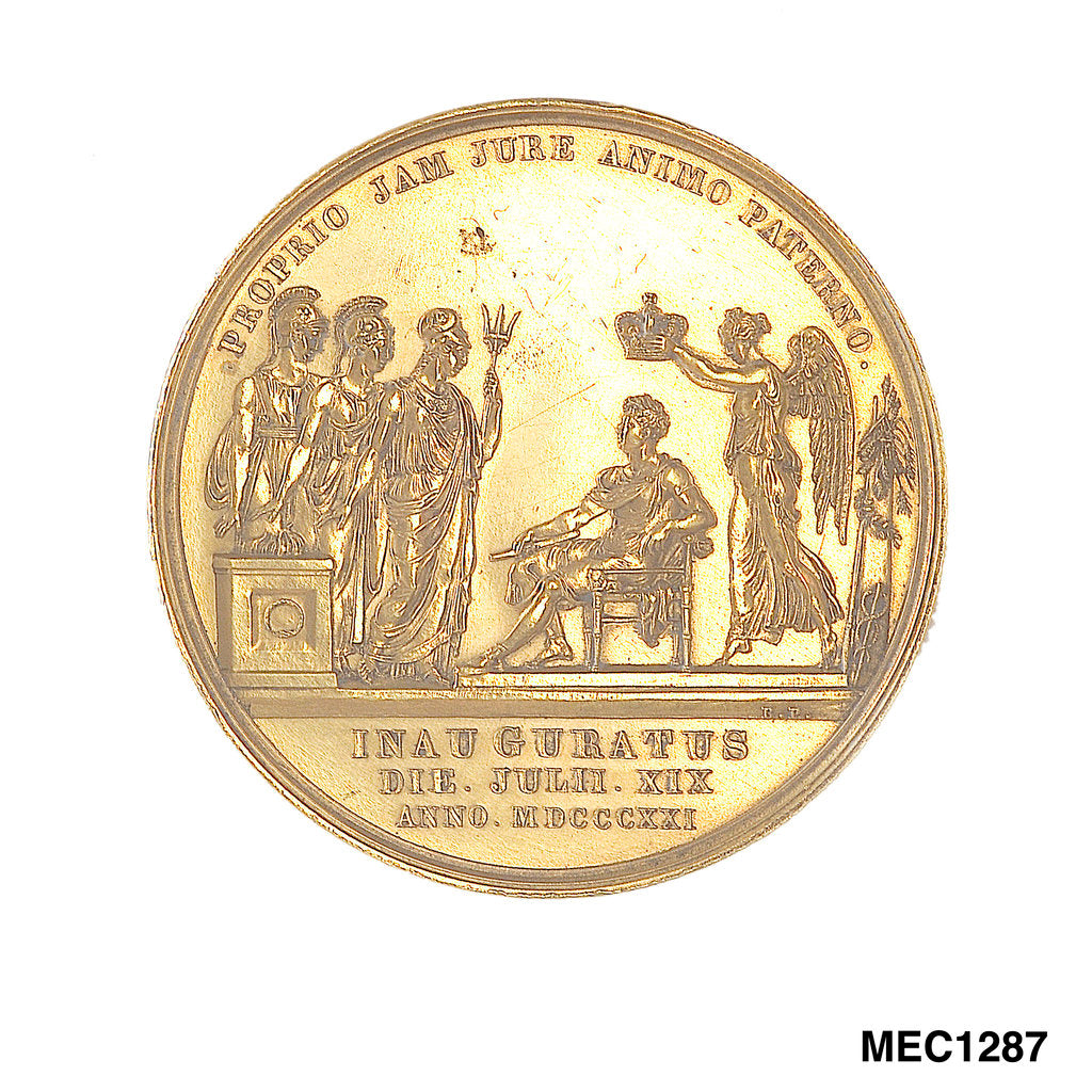 Detail of Medal commemorating the Coronation of George IV, 1821 by R.P.