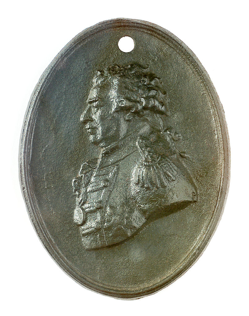 Detail of Plaque commemorating Admiral Viscount Duncan (1731-1804); obverse by John De Vaere