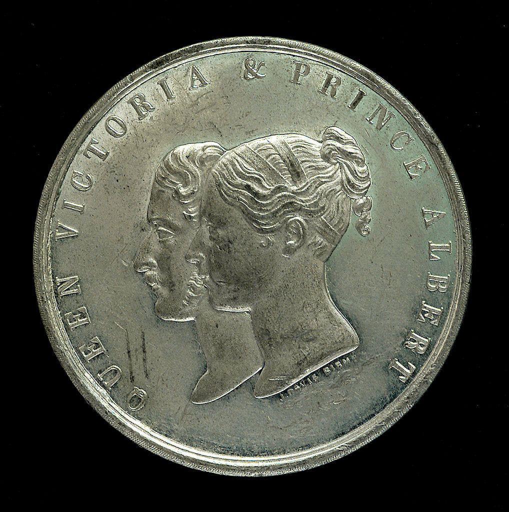 Detail of Medal commemorating the SS 'Great Britain'; obverse by J. Davis