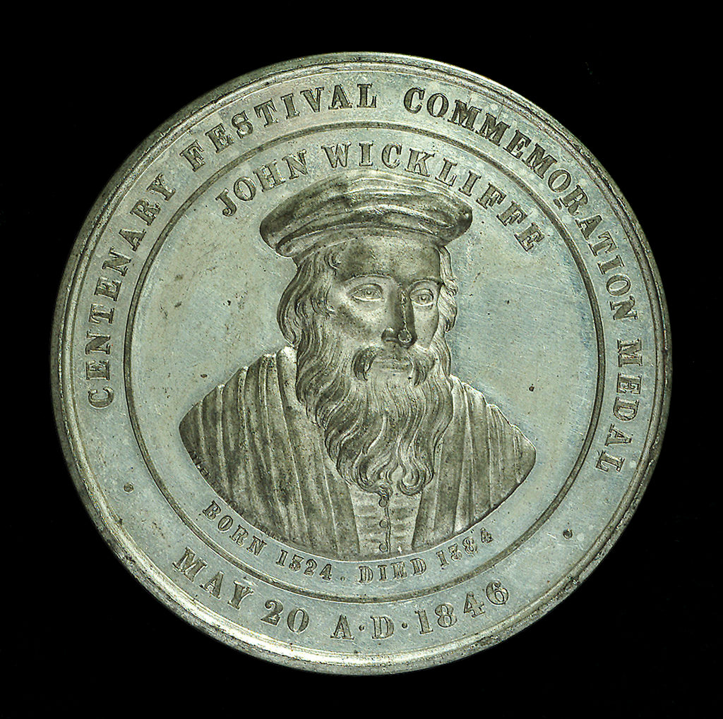 Detail of Medal commemorating the centenary of the Lutterworth Tradesmen's original Benefit Society, 1846; obverse by unknown