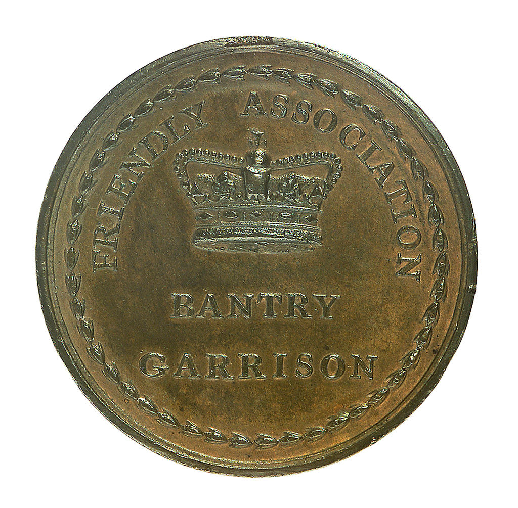 Detail of Medal commemorating the French expedition to Ireland 1796-1797 and The Irish Friendly Association; reverse by W. Mossop