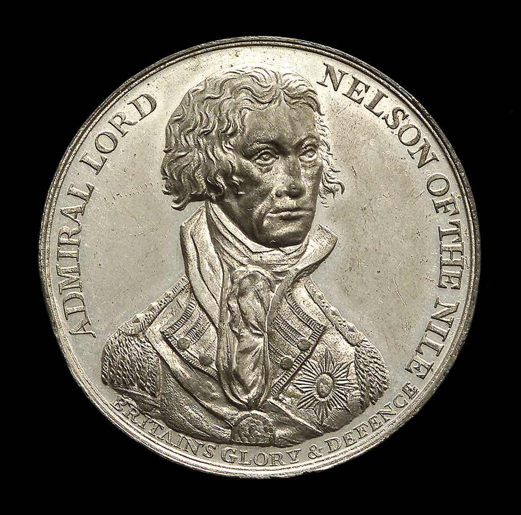 Detail of Medal commemorating the Battle of the Nile, 1798; obverse by unknown