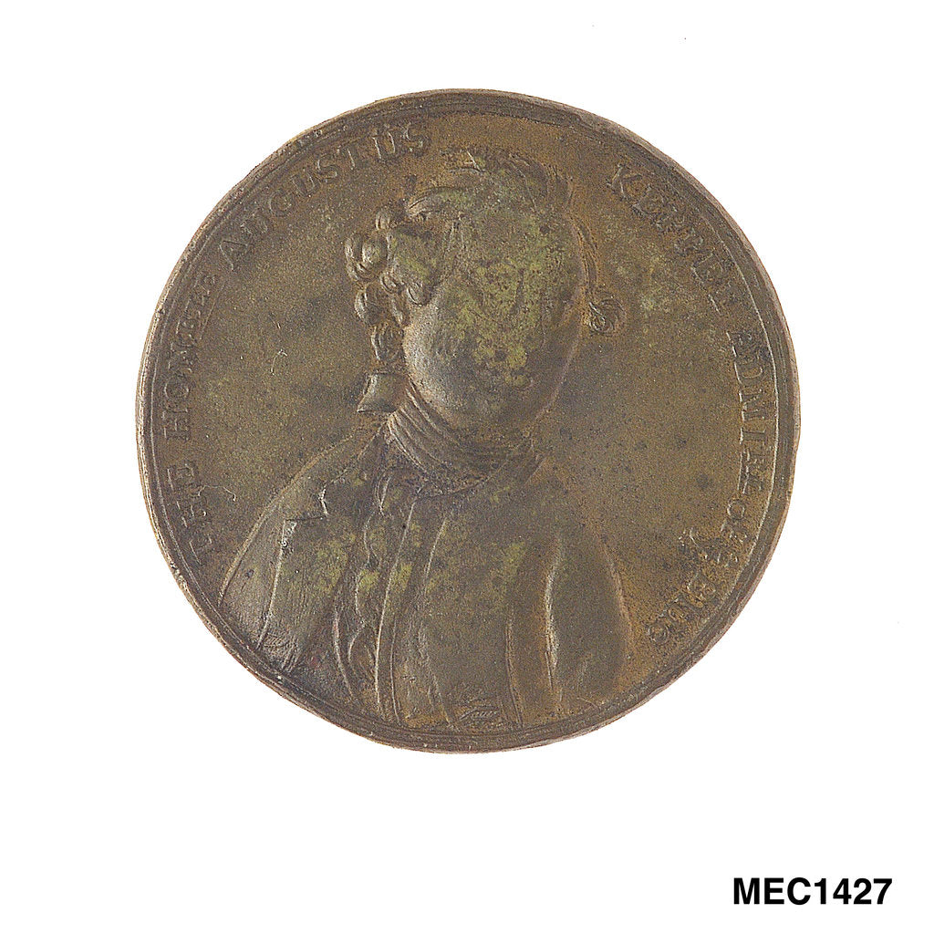 Detail of Medal commemorating the re-establishment of Ferdinand IV at Naples, 1799 and Viscount Nelson Duke of Bronte by Heinrich Kuchler