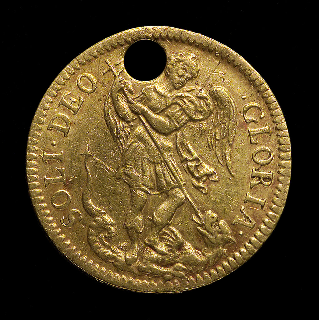 Detail of A touch piece; obverse by unknown