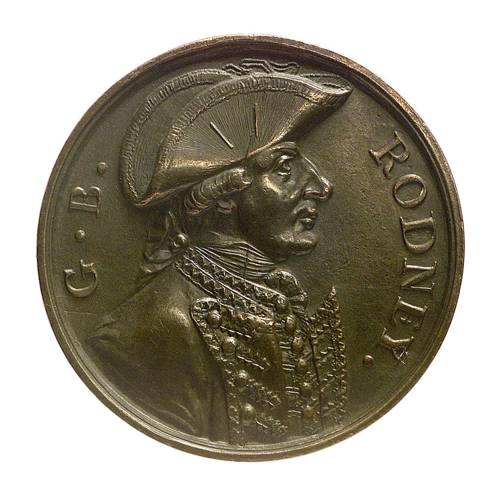 Detail of Counter commemorating the capture of St Eustatius, 1781; obverse by unknown