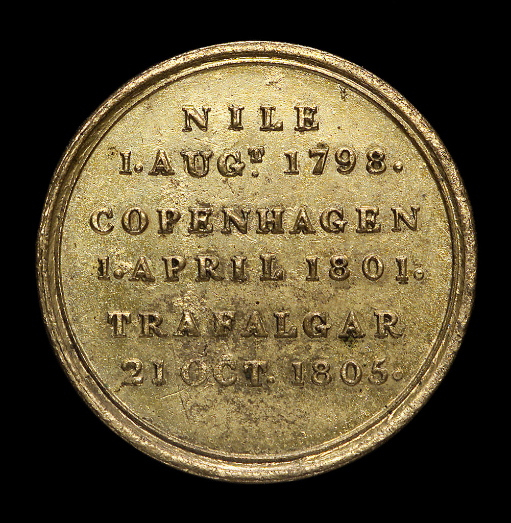Detail of Counter commemorating Nelson's victories; reverse by unknown