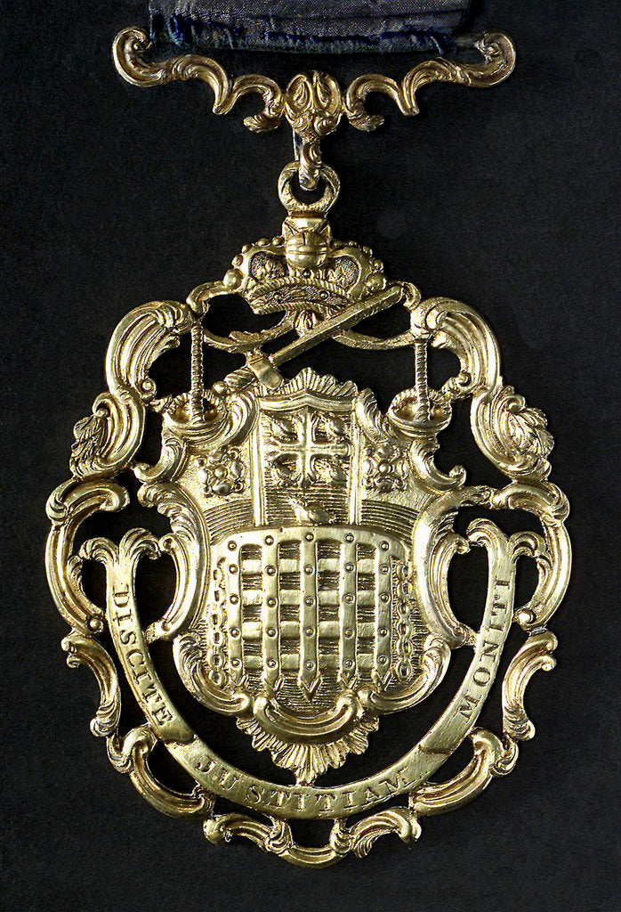 Detail of Medalet depicting the Arms of the City of Westminster; obverse by unknown