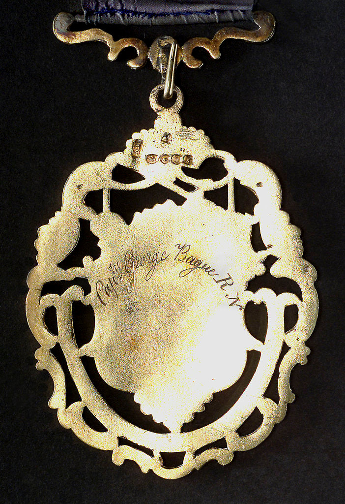 Detail of Medalet depicting the Arms of the City of Westminster; reverse by unknown
