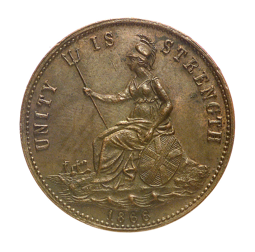 Detail of Counter commemorating the London Riggers and Mariners Union; obverse by unknown