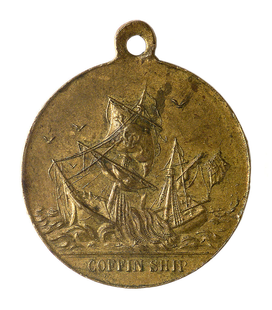 Detail of Counter commemorating Samuel Plimsoll (1824-1898); reverse by unknown