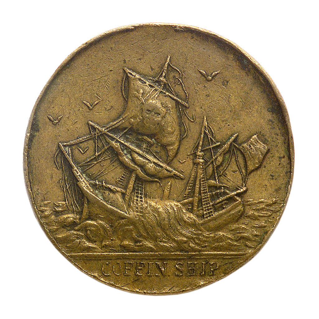 Detail of Counter commemorating Samuel Plimsoll (1824-1898); reverse by unknown