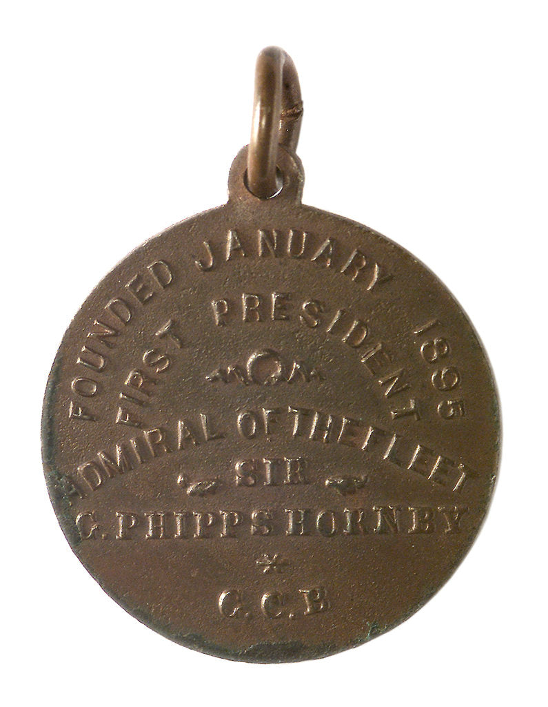 Detail of Badge of the The Navy League; reverse by unknown