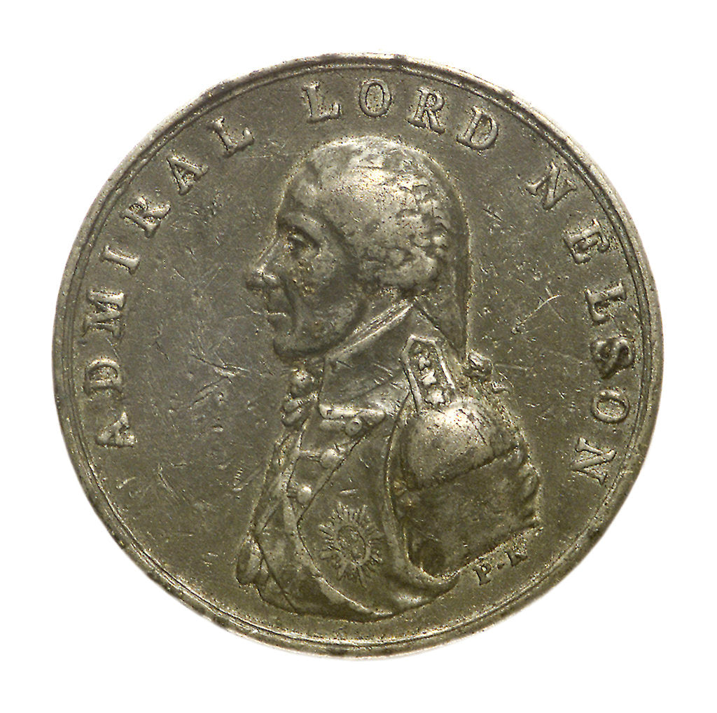 Detail of Badge commemorating the Trafalgar centenary, 1905; obverse by unknown
